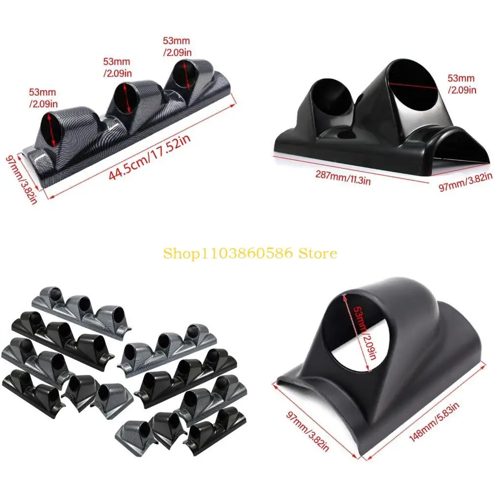 

242A ABS Car Instrument Holder Support Rack Easy Installation No Tool Needed Stable Support for Gauges Daily Commute & Travel
