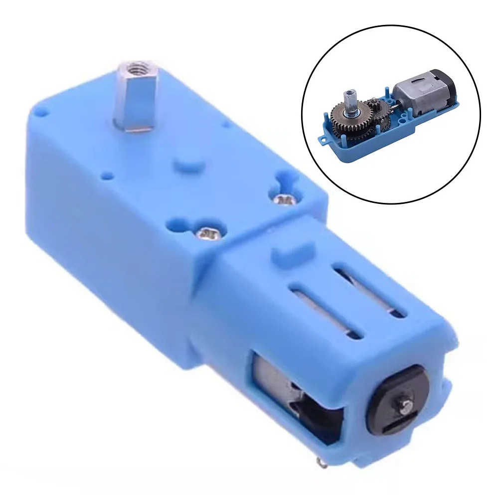 for TT Standard DC Gear Motor 3V 6V 110 RPM Metal Gear Housing Single Shaft 1:90 Reduction Ratio Motor for Lab Use
