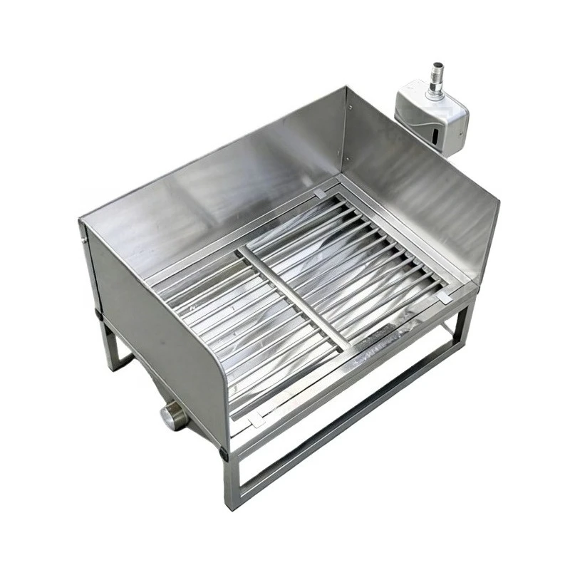 Automatic flush stainless steel large dog full dog toilet