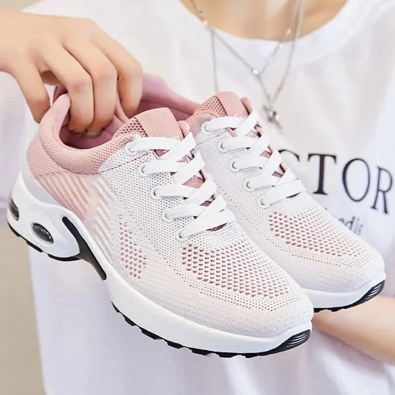 Running Shoes for Women New Fashion Ladies Sports Shoes Light Mesh Air Cushion Women\'s Sneakers Outdoor Sports Training Shoes