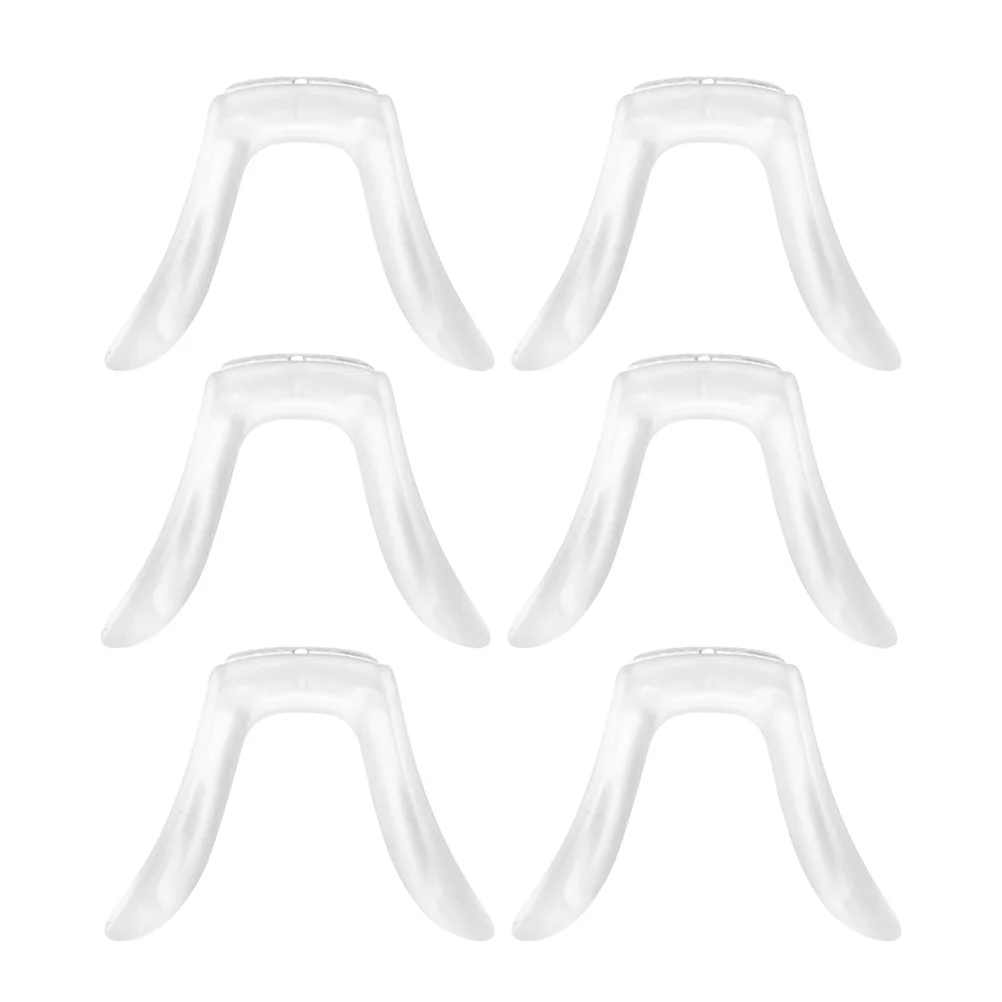

6Pcs Eyeglass Nose Pads Transparent Soft Silicone Comfortable Fit Replace Nose Bridge Pads for Glasses Non-Slip Durable for