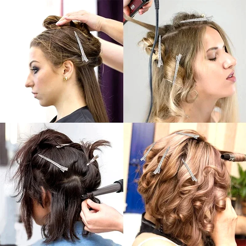 Metal Steel Sectioning Hair Clips for Women
