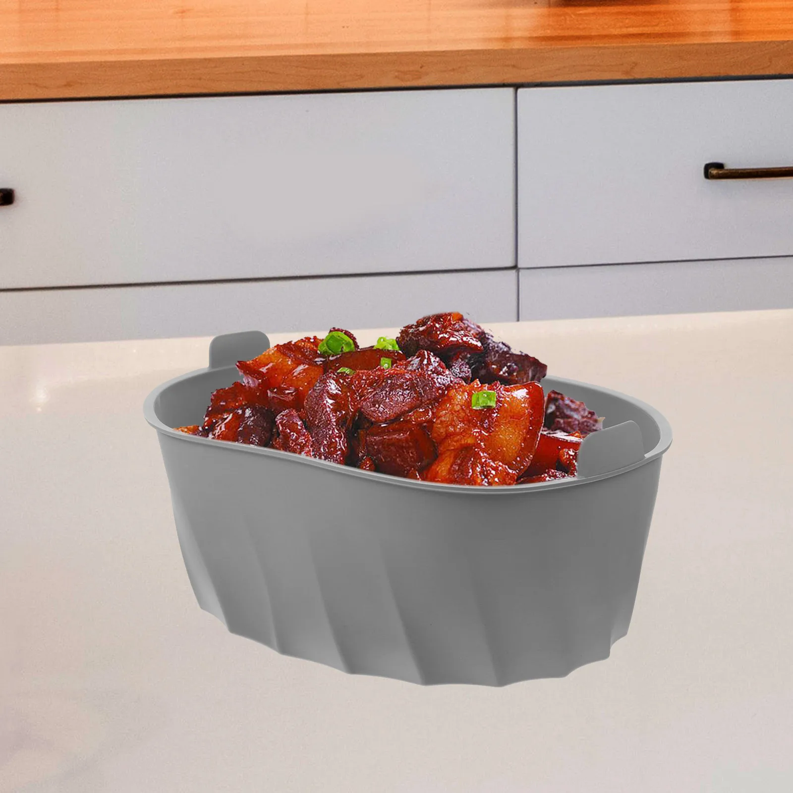 

Reusable Slow Liner Silicone Pot Insert 7QT Heat Resist Kitchen Bowl Multi Reusable Cooker Insert Function Cooker Accessories