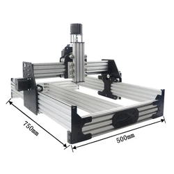 LINK CNC Router Mechanical Kit 4Axis Woodworking Engraving Milling Machine Belt Driven with Nema23 Stepper Motors