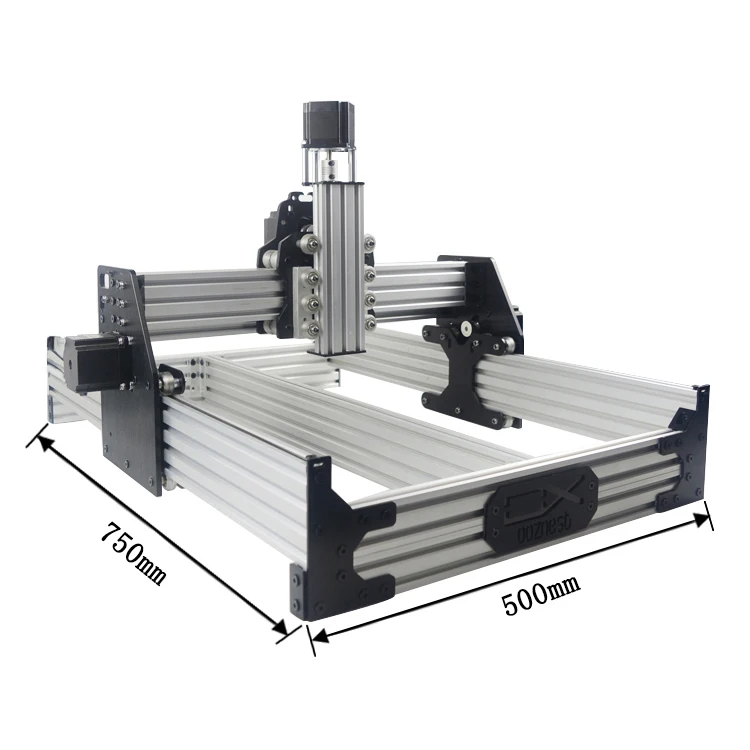 LINK CNC Router Mechanical Kit 4Axis Woodworking Engraving Milling Machine Belt Driven with Nema23 Stepper Motors