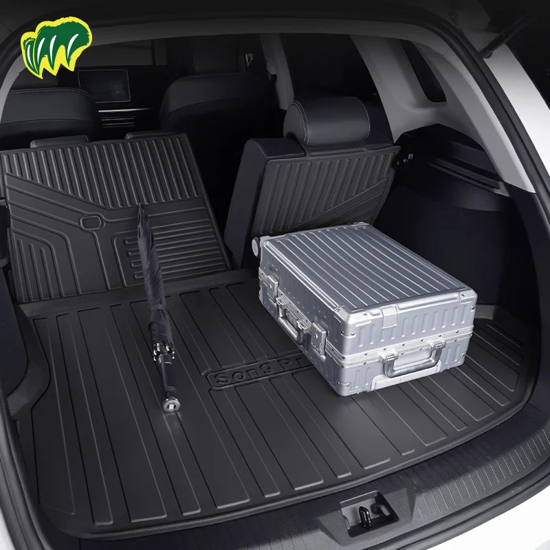 For BYD song PRO DMI 22 2019-2023 TPE Custom Fit Car Trunk Mat All Season Black Cargo Mat 3D Shaped Laser Measured Trunk Liners