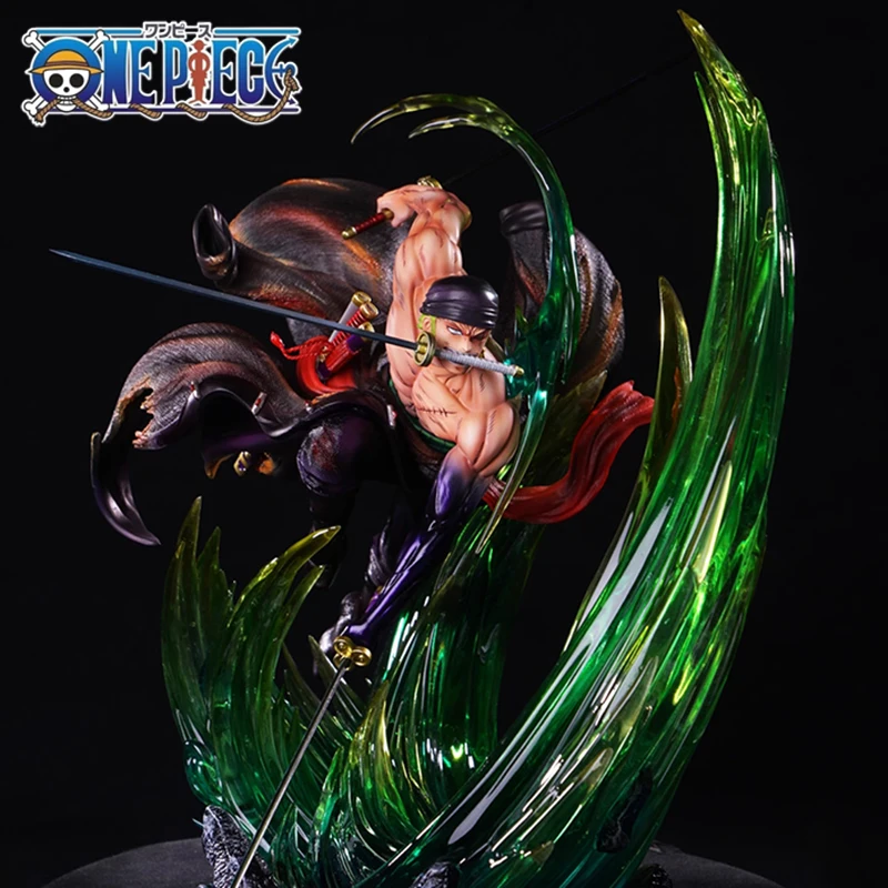 

Anime One Piece Roronoa Zoro Figure Luminous Gk Action Figurine Ghost Island Collection Model Pvc Statue Doll Toy Gift Ornament