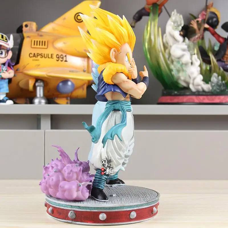 24 см Dragon Ball CS Фигурка DBZ Gotenks Figuras Manga Super Saiyan Фигурка Игрушки Модель Орнамент Аниме Периферийные устройства Детский подарок