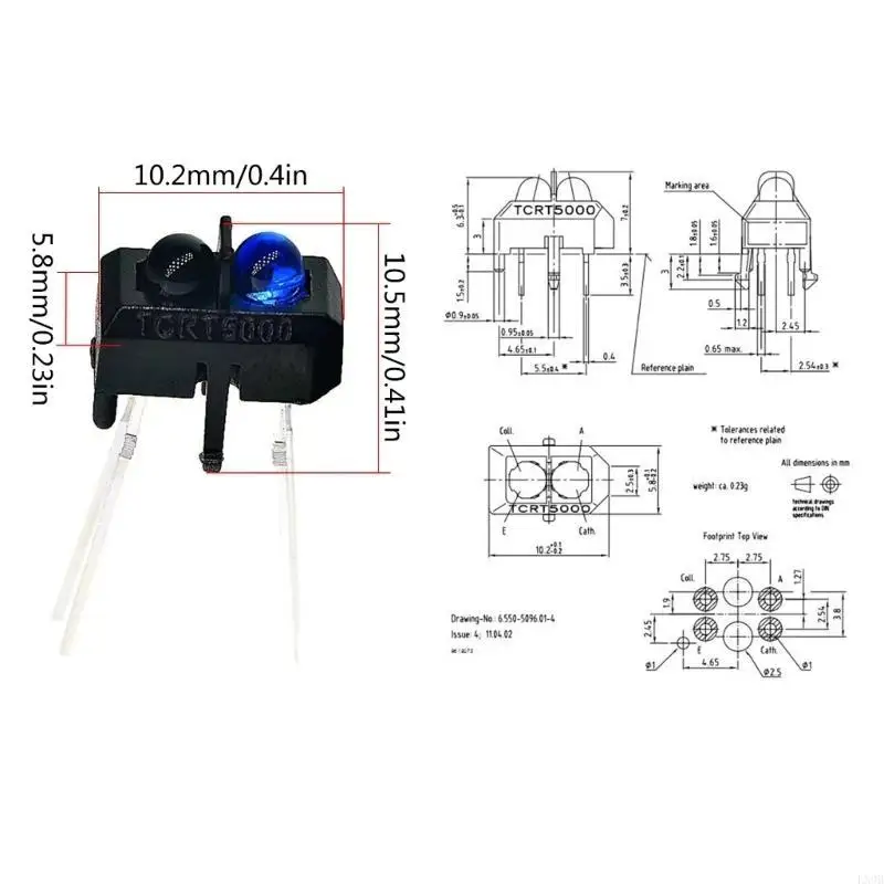 TCRT5000 Reflektierende Infrarot -optische -photoelektrische Infrarotschalter