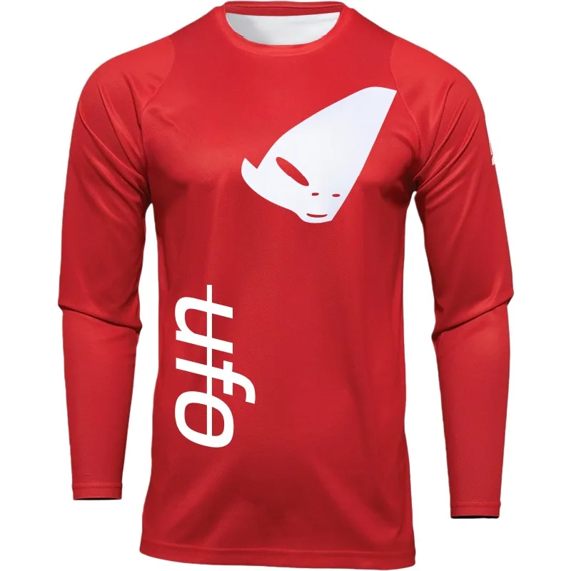 

2025 Best Selling Motorcycle T Shirt Long Sleeve Quick Dry Breathable 3D Print Riding Shirt for Autumn