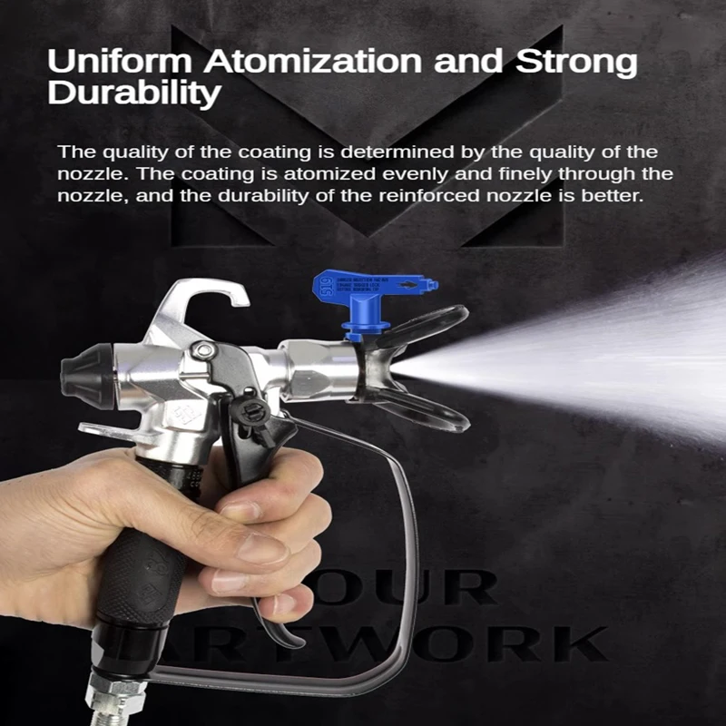 Imagem -05 - Airless Máquina de Pulverização Bocal Pulverizador de Pintura Spray Acabamento Fino Seal Bocal Airbrush Ponta para Spray Ponta Ferramentas de Jardim Casa 211623