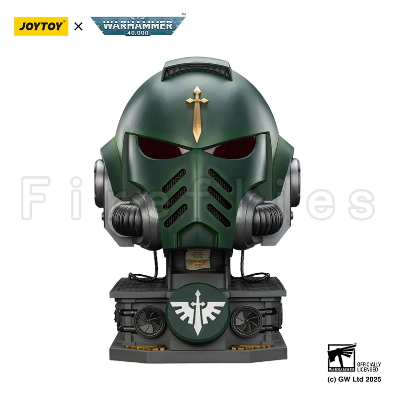 [Pre-pedido] Figura de acción JOYTOY 40K Dark Angels MkX Casco y soporte de exhibición