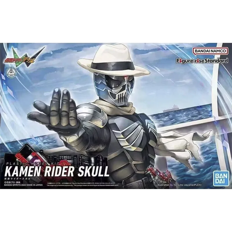 Bandai Original Anime Figure-rise Standard KAMEN RIDER SKULL Action Figure Toys Collectible Model Ornaments Gifts For Children