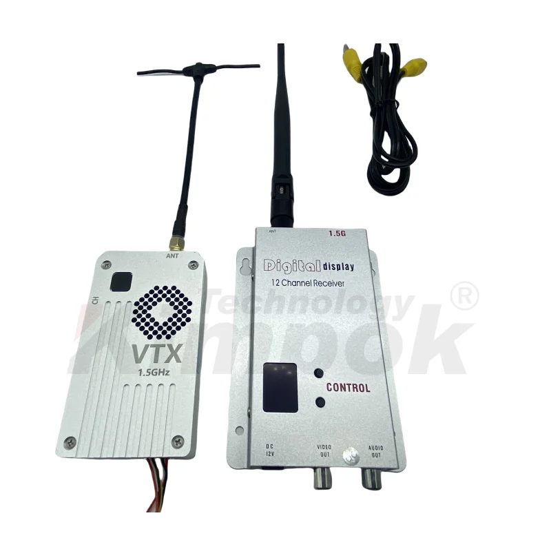 جهاز إرسال واستقبال فيديو 1.5 جيجا هرتز 5 وات 1505-1680 ميجا هرتز 5 وات VTX FPV نظام نقل عالي الطاقة