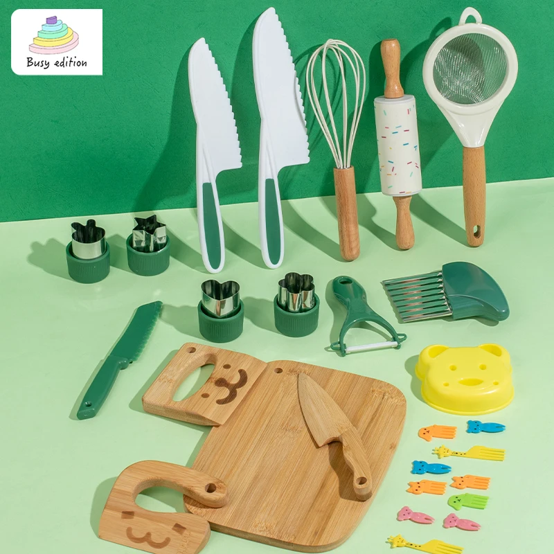 Conjunto de brinquedos de cozinha para crianças definitivos, completo com várias ferramentas de cozinha para que as crianças brincam happamente no chef