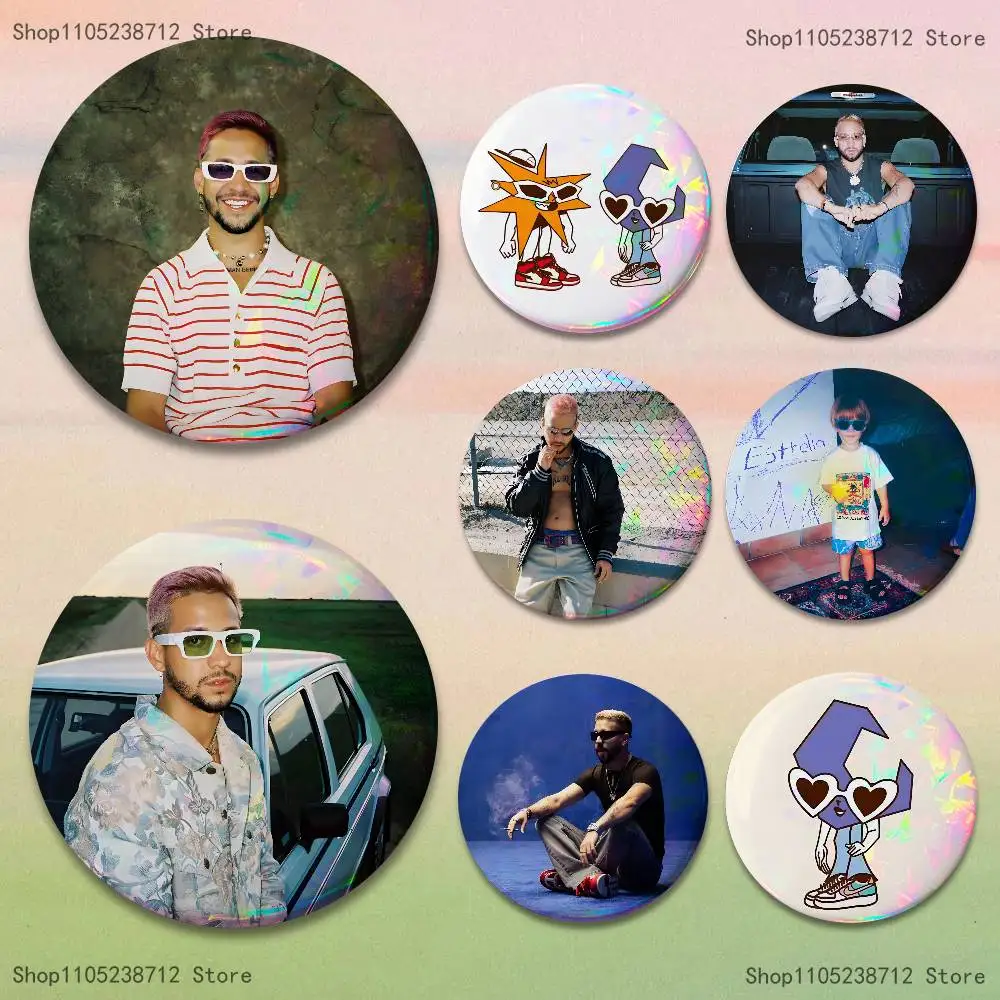 

Cool M-Mora rapper Anime Cartoon Badge Breastpin for Backpack Clothes Handmade Brooches Gift Accessory