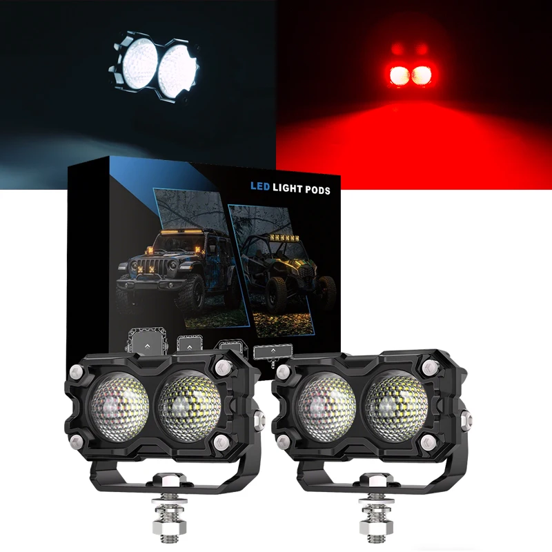 

2 PCS LED Light Bar Offroad Fog/Driving Lights LED Tractor Work Lights for Truck Boat ATV UTV 12V 24V