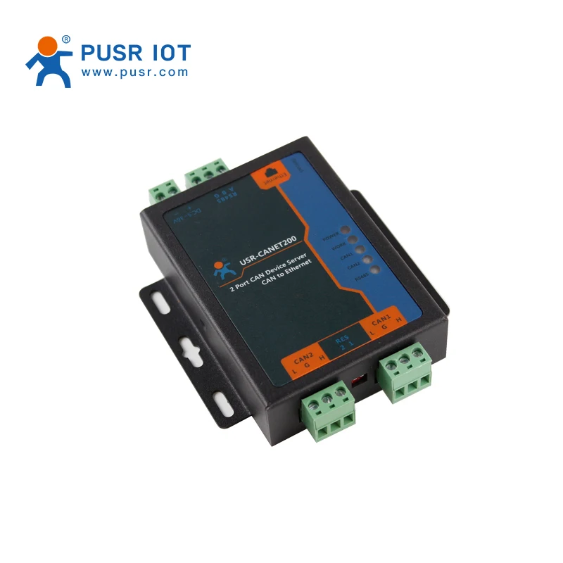 PUSR Industrial Can to Ethernet Converter with RS485 Port USR-CANET200