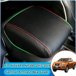 Universal Armrest Mat For NAVARA NP300 2015-19 For TERRA Dust-proof Auto Interior Armrests Storage Box Cushion Cover Protector