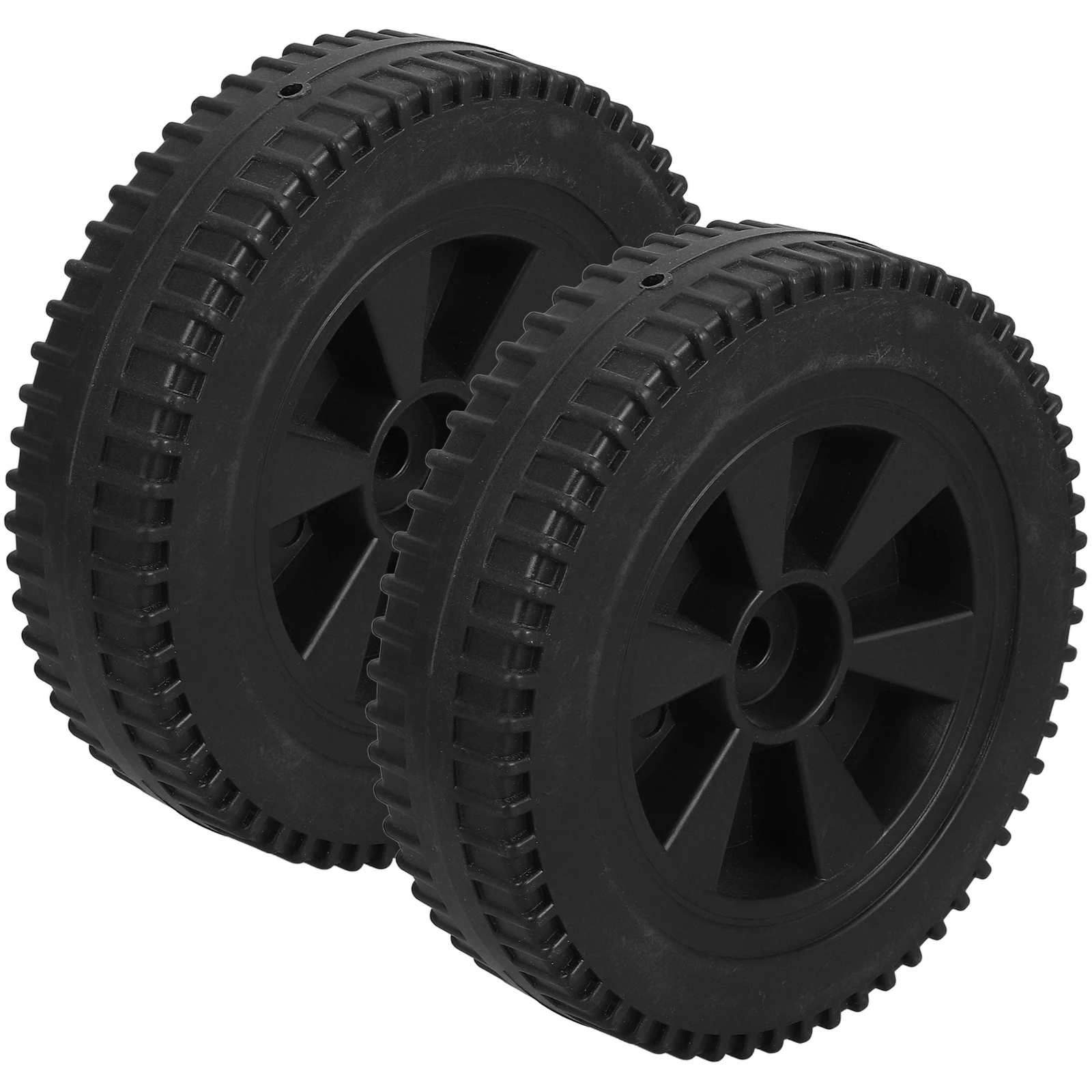 

2pcs Caster Wheels for Cart BBQ Grill Black Gas Replacement Smooth Mobility Versatile Use Robust Material Easy Install