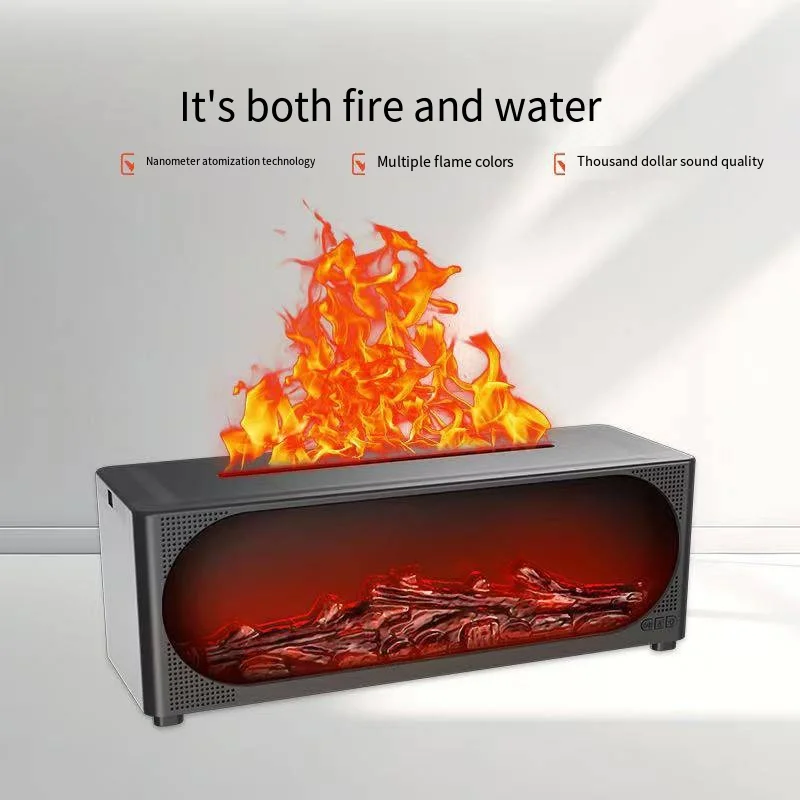 Xia Flame Humidifier, Bluetooth Aromatherapy Machine, Home Bedroom, Desktop Fog Humidifier, Aromatherapy Machine