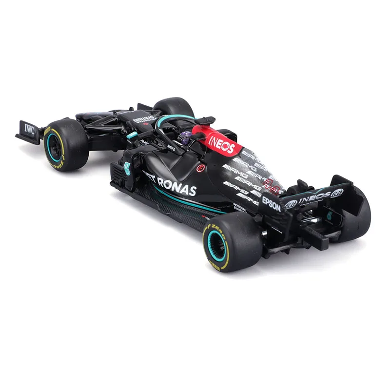 Bburago 1:43 2021 Mercedes-Amg F1 W12 E Prestatie #44 #77 Legering Luxe Voertuig Diecast Auto \'S Model Speelgoedcollectie Cadeau