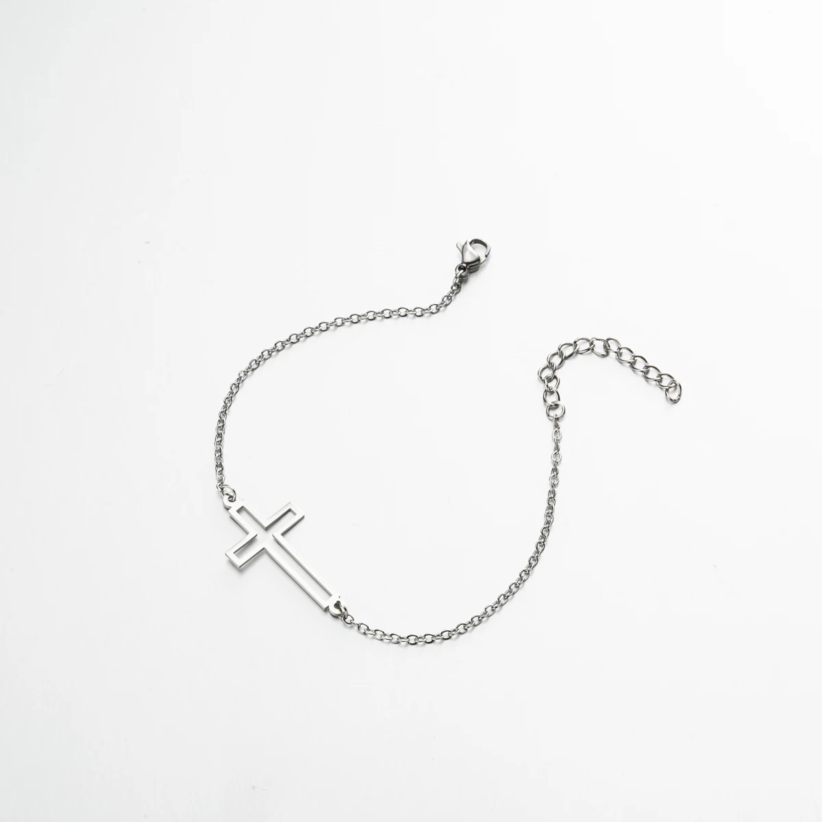 خمر يسوع الصليب سحر اليد أساور النساء طالب في سن المراهقة القوطية مجوهرات سوار سحر زوجين مطابقة الاشياء #3