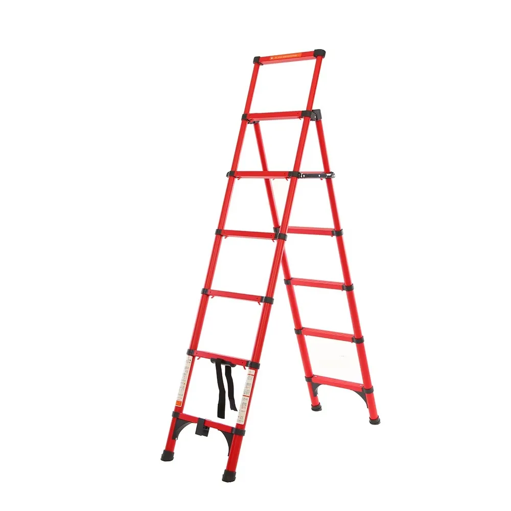 

Silver Aluminium Hinge Telescopic Step Ladder Foldable Multi Combination Ladder