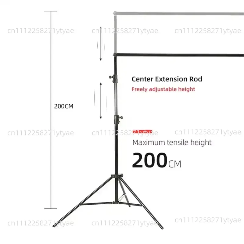 Projector Movie Screen Tripod, 100 120 150 Fast Folding Stand Projection Screen Outdoor Cinema