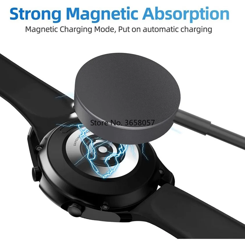 5 Piece Magnetic Watch Wireless Charger For Galaxy Watch 6 Classic/6/5 Pro/5/4/4 Classic/3/Active USB Type C Fast Charging Cable