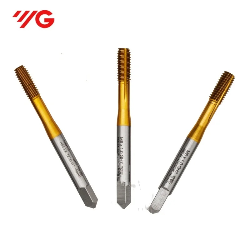 YG HSSE MeaccelerForming Tap avec placage de titane, Machine Thread Roll Tap, bronchX0.45 X0.5 0.8 1.25 X1.75