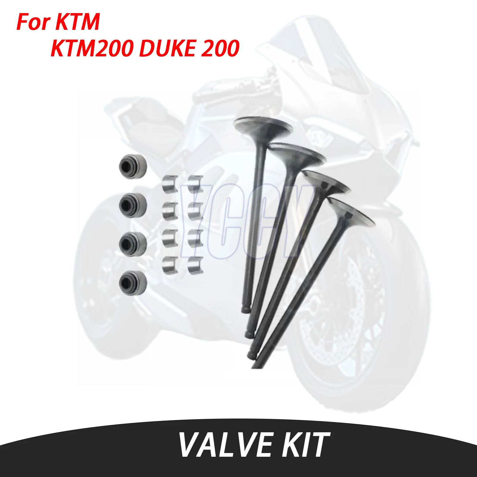 

Высококачественная уплотнительная прокладка клапана впускного коллектора двигателя мотоцикла с фиксирующей пластиной для KTM KTM200 DUKE200 200, запчасти для двигателя мотоцикла