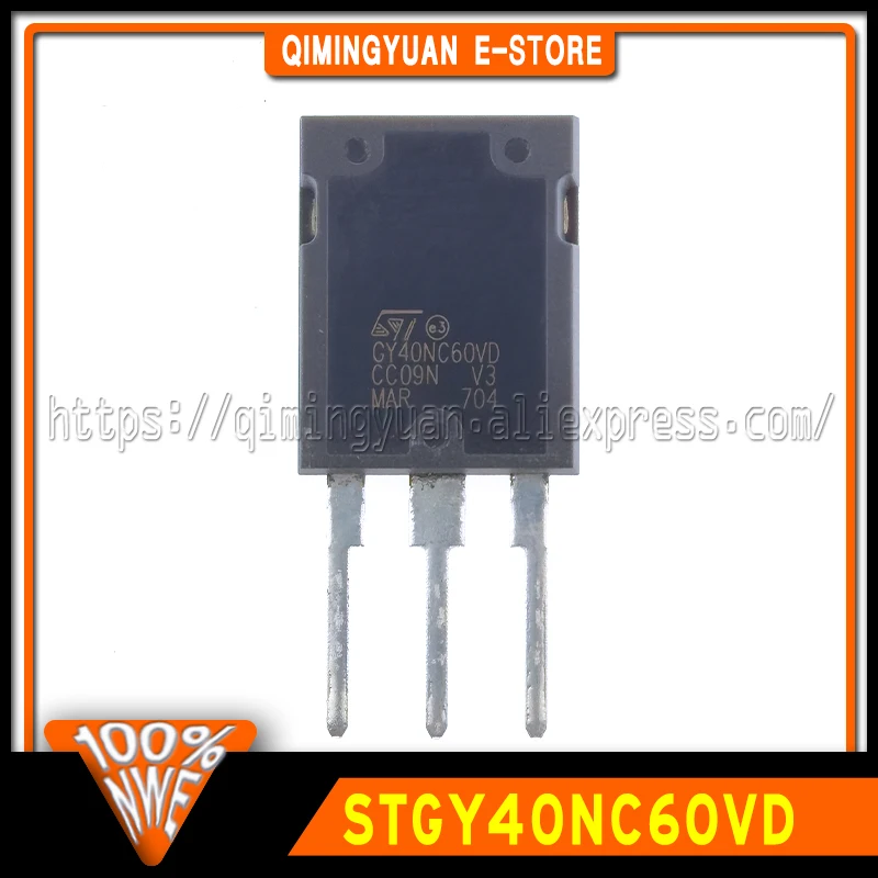 1~10PCS/LOT STGY40NC60VD GY40NC60VD TO247 100% New Original in stock