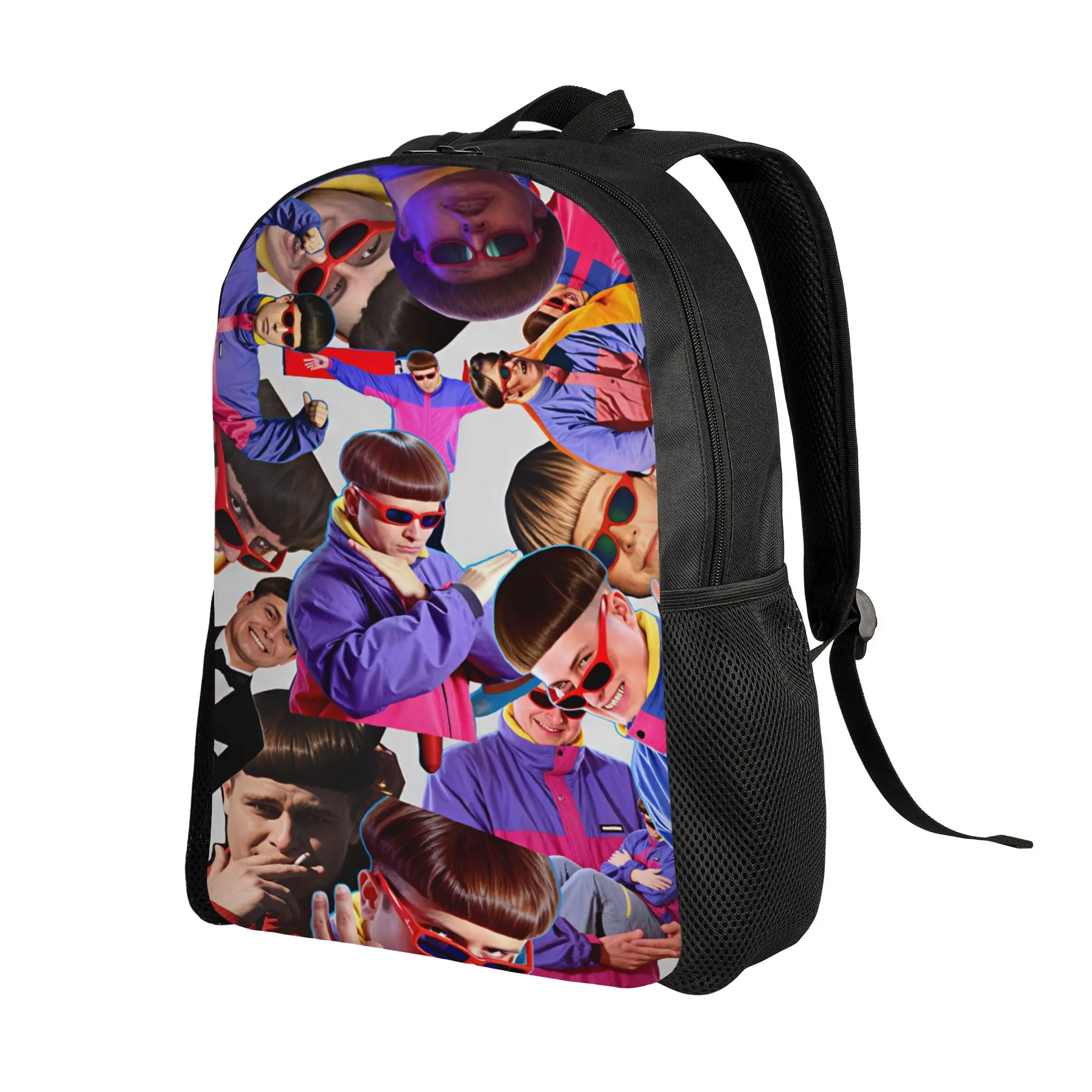 Oliver Tree  Backpack Student  Big Backpacks Polyester Kawaii High School Bags Outdoor Style Custom Rucksack