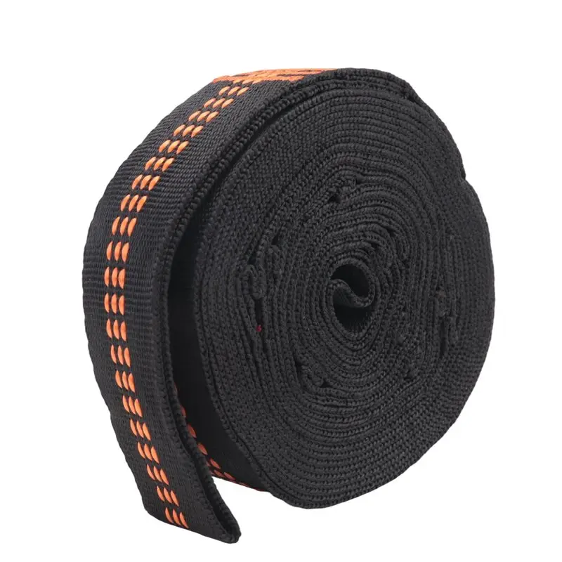 M12K-Outdoor Hammock Tree Straps Tree Tie Rope High Load-Bearing Nylon Webbing Rock Climbing Flat Belt Cover