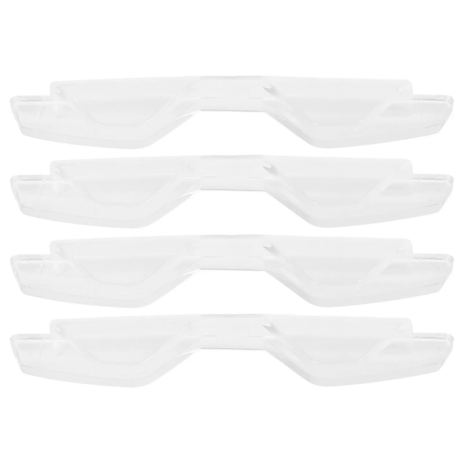 4Pcs Car Door Edge Guards Clear Silicone Trim Edging Anti-Collision Strip Car Door Protector Guards for Vehicles Bumper