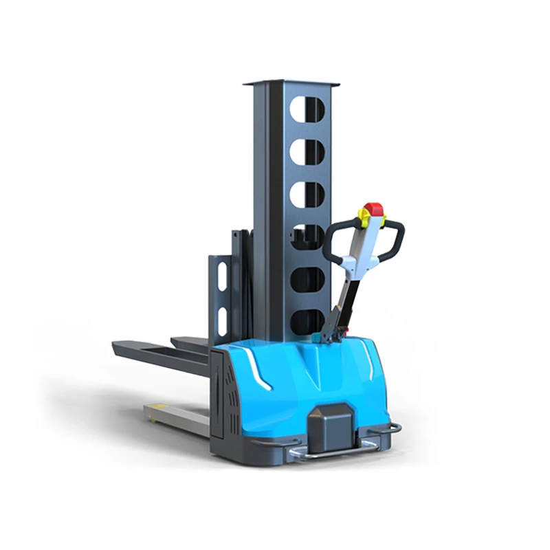 

1.5 Ton Electric Dual Lift Stacker Truck with Automatic Safety Control for Industrial Warehouse Material Handling Pro