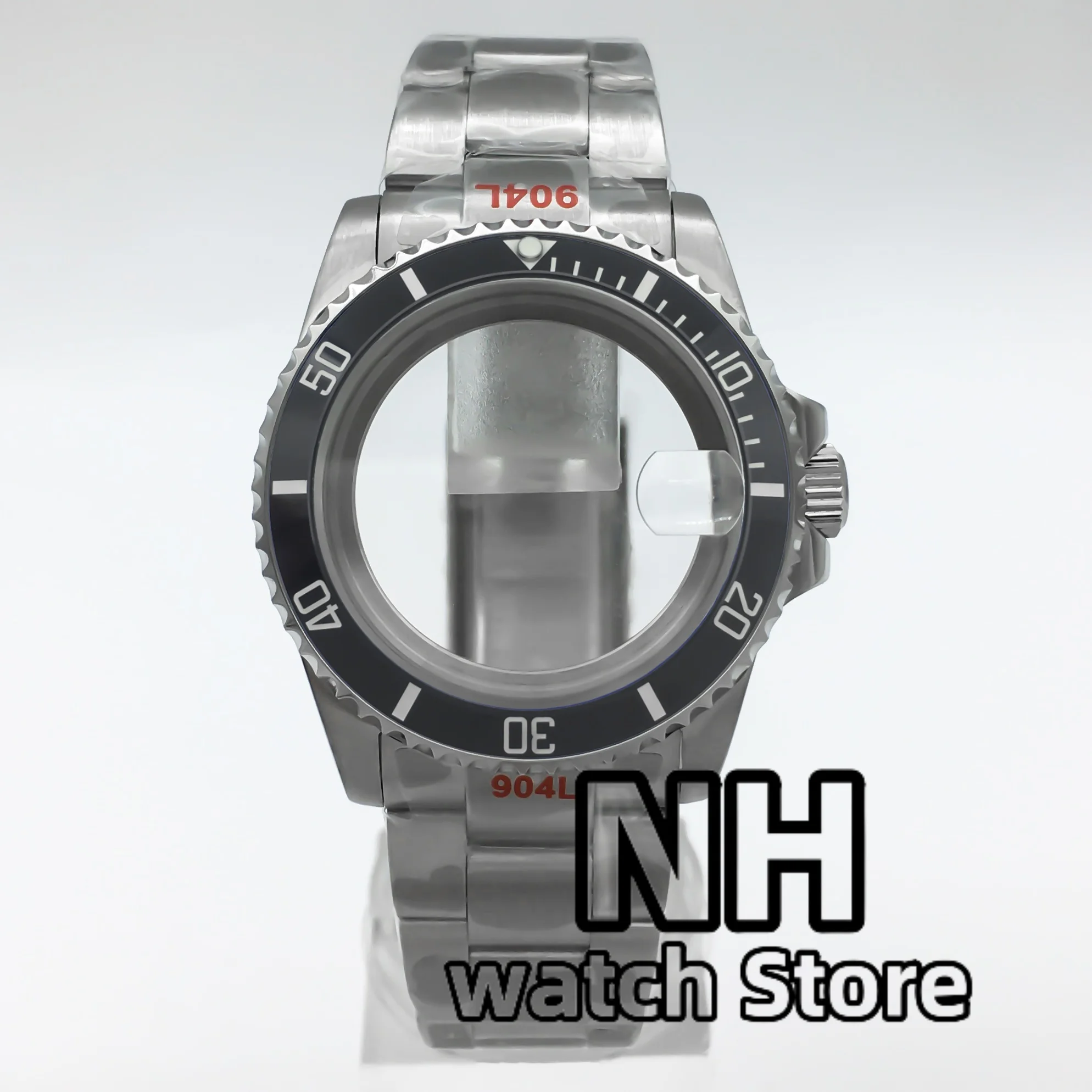 36mm 38mm Diving Watch Case Sapphire Glass For GMT SUB NH34 NH35 36 ETA2824 PT5000 Miyota DG Movement Oyster Band Slide Buckle