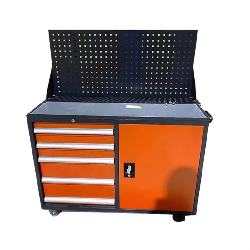 Workshop Modular Heavy Duty Stainless Steel Garage Workstation Customizable Workbench and Tool Cabinet Combination