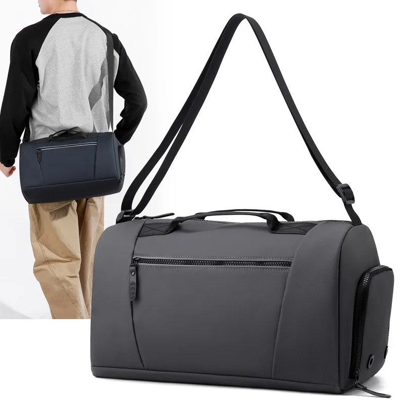 

Сумка для фитнеса для деловых людей - вместительная сумка через плечо с отдельными отделениями для сухих и влажных вещей - спортивная сумка для хранения