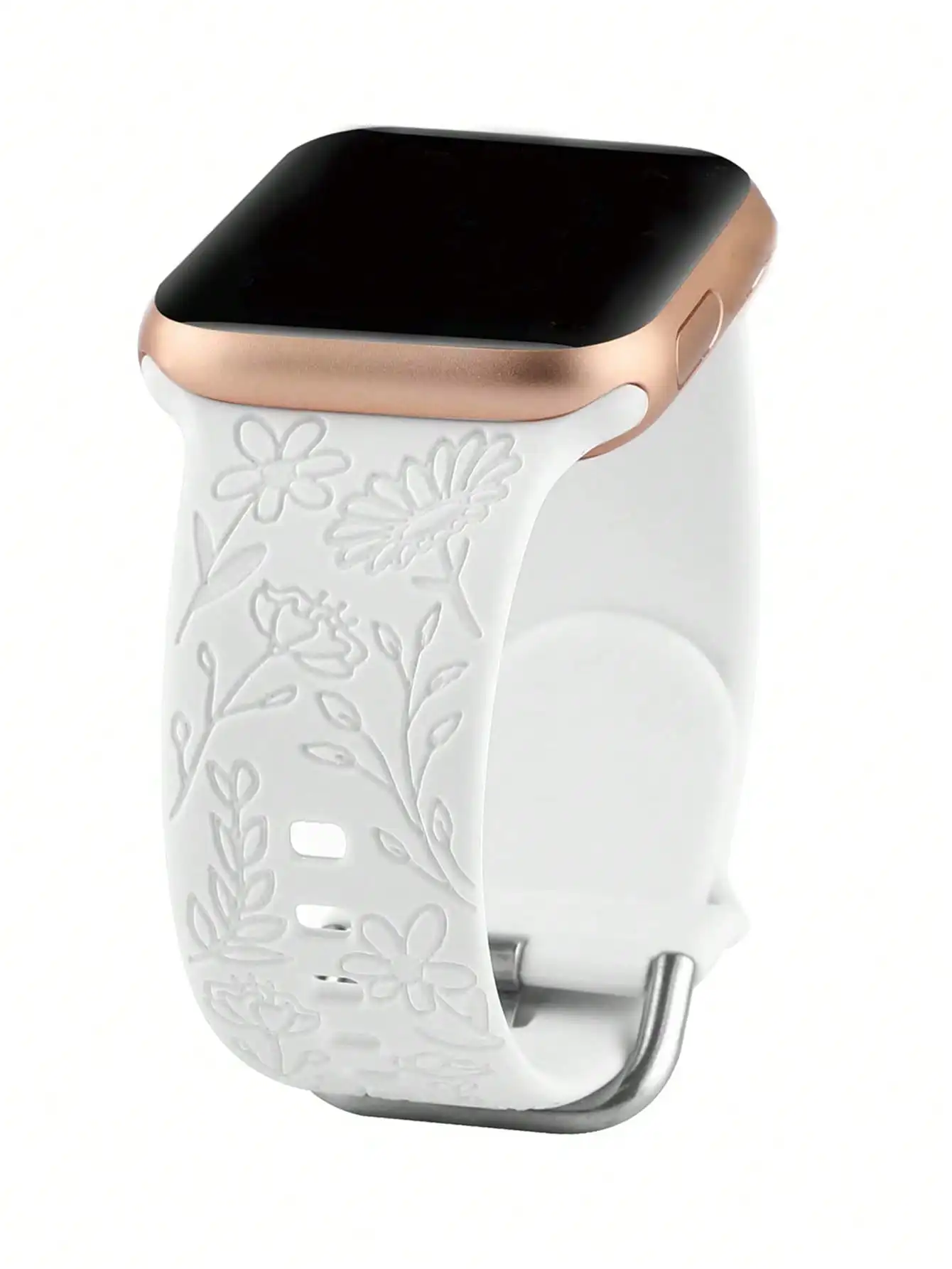 White Floral Emboss… - image