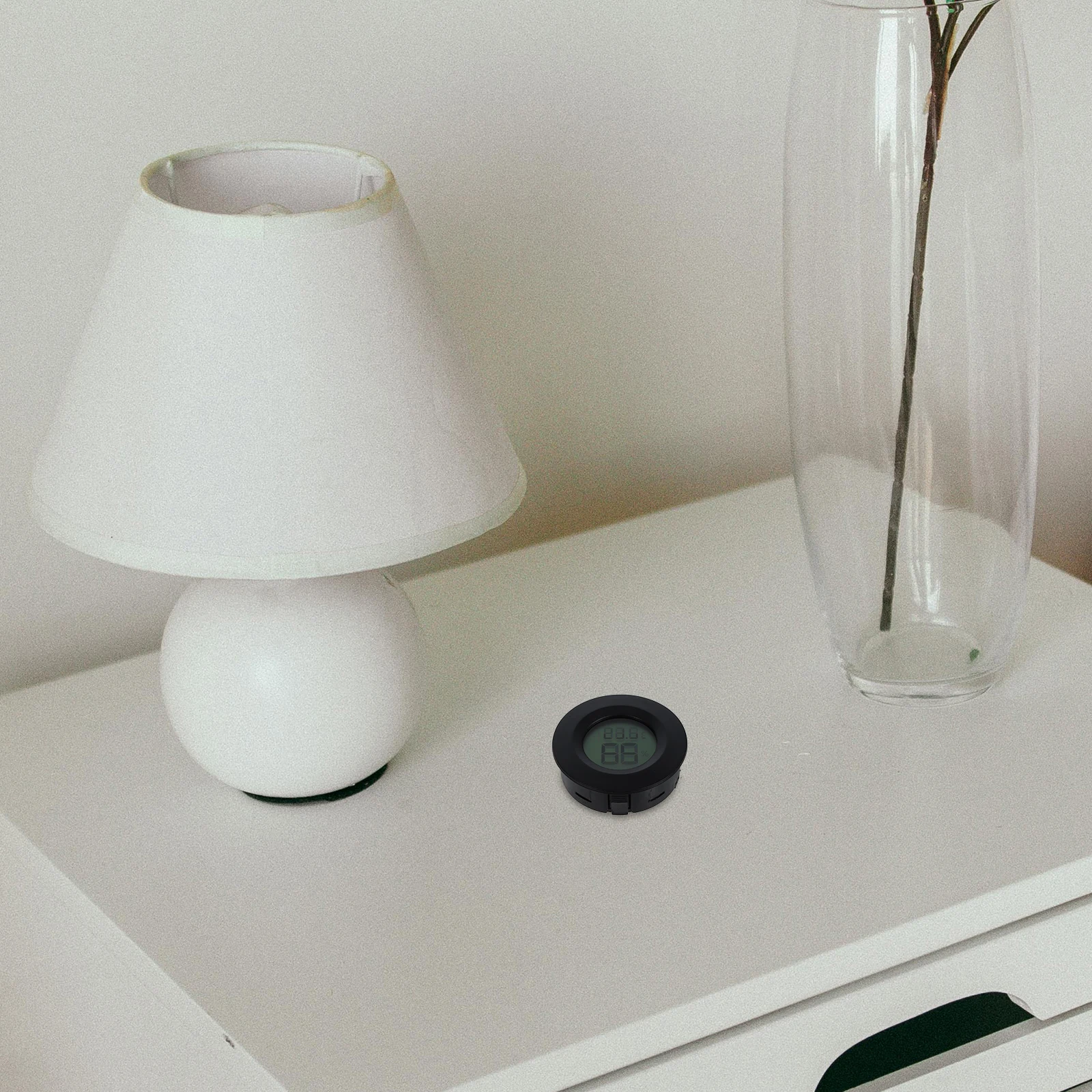 

2pc Temperature Humidity Meter Digital Thermometer Hygrometer Portable Wall Mount Home Office Warehouse Indoor Temperature