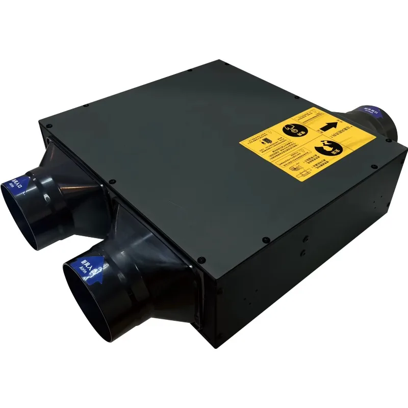 

220 volt whole house energy recovery ventilation system ERV HRV ventilator with core motor air heat recovery unit