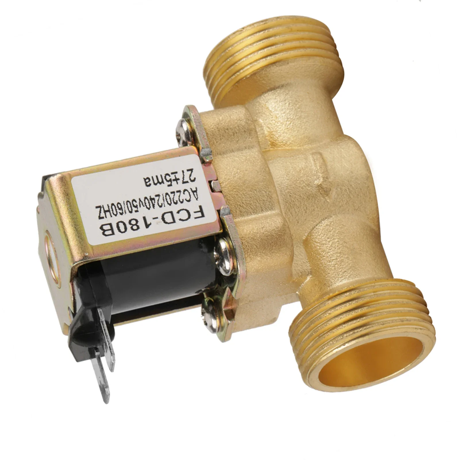 Électrovanne électrique G3/4 entrée d'eau 2 voies N/C électrovanne électrique à pression fermée normale AC 220V FCD-180B Kf