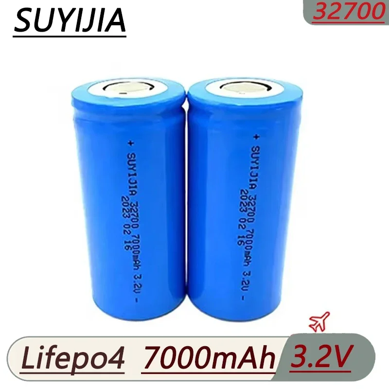 3.2V 32700 Lifepo4 Rechargeable Battery 7000mAh Professional Lithium Iron Phosphate Power Battery DIY Solar Electric Bicycle