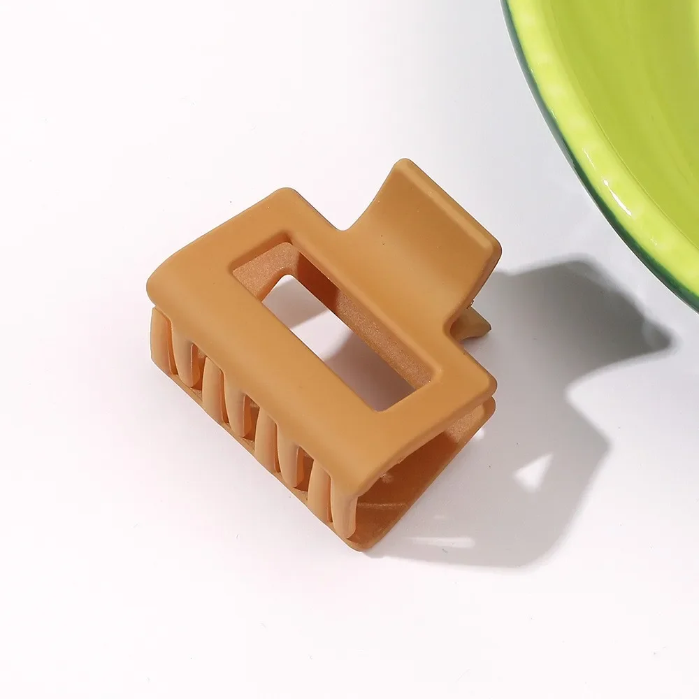 New Fashion Small Geometry Solid Colour Clip Hairpin for Women