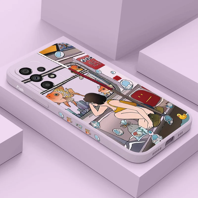 

Subway Girl Case For Samsung Galaxy A73 A53 A33 A23 A13 A03 A72 A52 A52S A32 A22 A12 A02 A02S A71 A51 A31 A21S 4G 5G Cover
