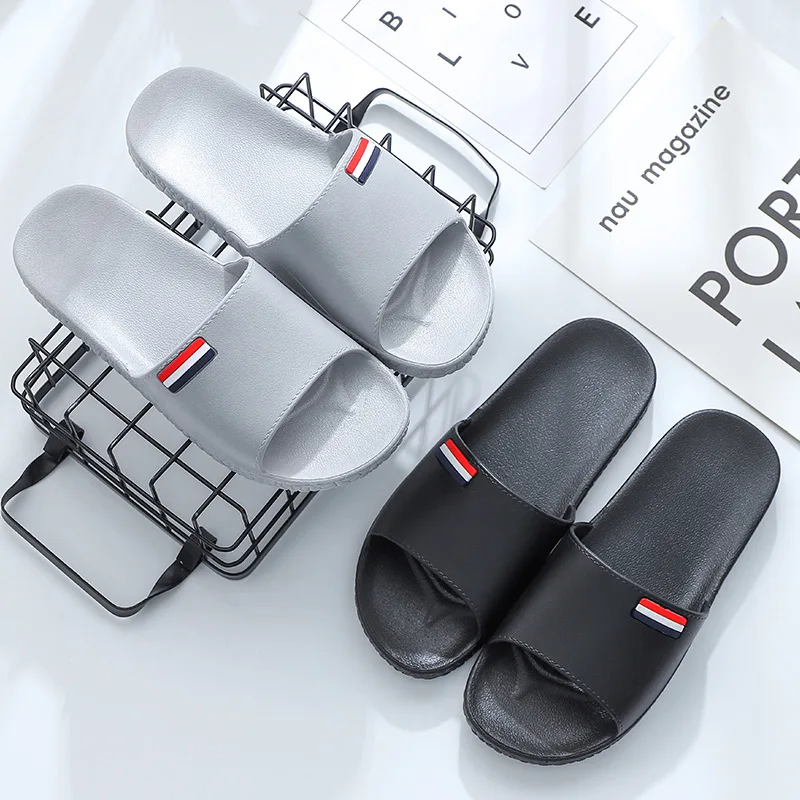 Household Slippers Men Bath Bathroom Couple Non-Slip Deodorant Mute Soft Bottom Men Summer New Slippers Women