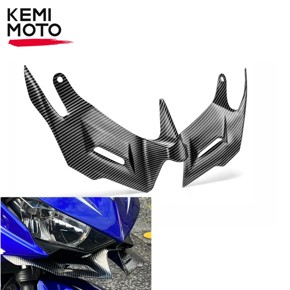 

R3 R25 2014-2018 Front Fairing Winglets Aerodynamic Wing Shell Cover Protection Guards Kit Carbon Fiber For Yamaha YZF-R3 R25