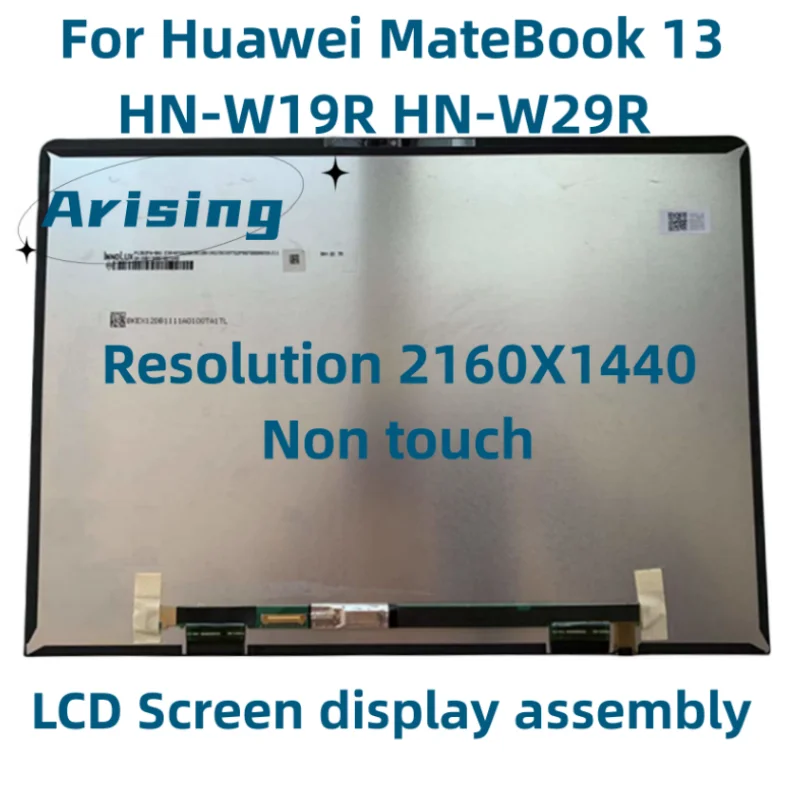 

Original For 13inch Laptop Display LCD Monitor For Huawei MateBook 13 HN-W19R HN-W29R Display Assembly Replacement Non Touch